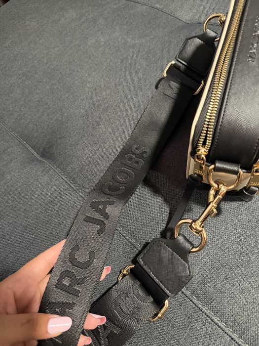 Geanta marc jacobs bej&negru