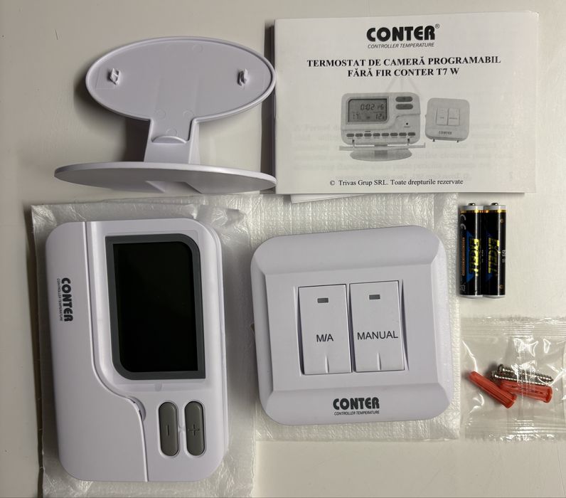Termostat de camera programabil fara fir
