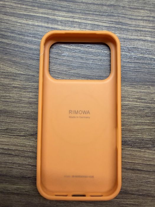 Rimowa iPhone 17 Pro Aluminum Case Husa Cosmic Orange Porticaliu
