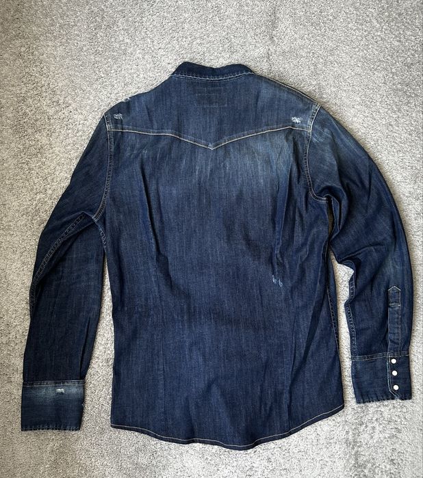 DSQUARED2 Shirts - Blue Men's Denim Shirt  50