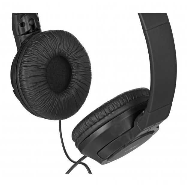 Жични слушалки JVC HA-S180B – On-Ear, 30mm Neodymium, Deep Bass, черни