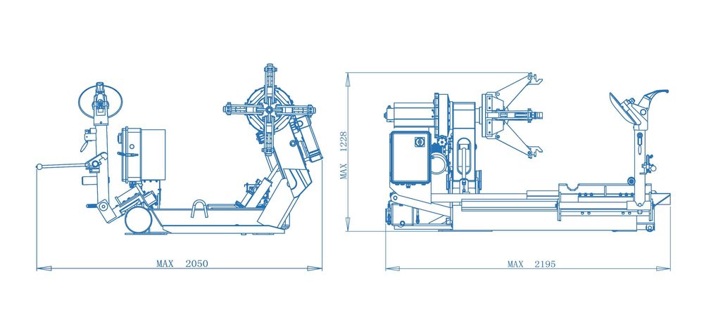 Демонтаж Монтаж Машина за камиони до 26" С ПОДАРЪК ГАЙКОВЪРТ 3200Nm
