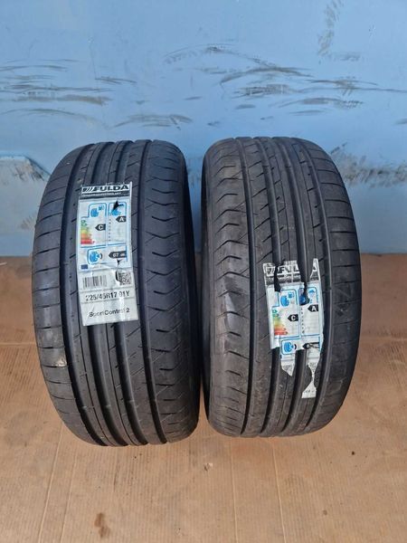 4 Fulda R17 225/45/ Фулда нови летни гуми DOT1719