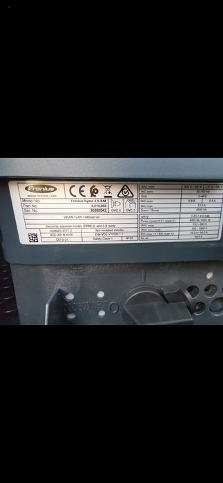 Inverter Fronius SIMO 4.5-3-M  plus Smartmeter  Fronius TS 65-3