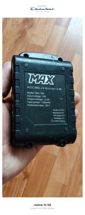 Baterie Max 1,3 Ah  filetanta