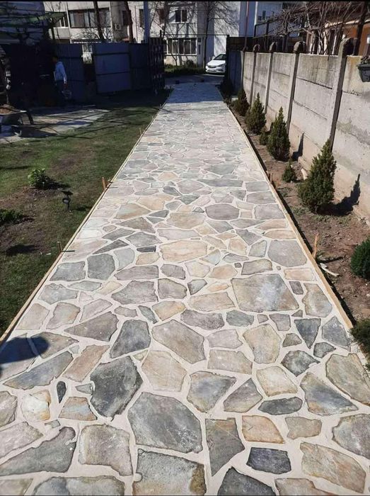 Vand și montez piatra naturala  piatra cubica