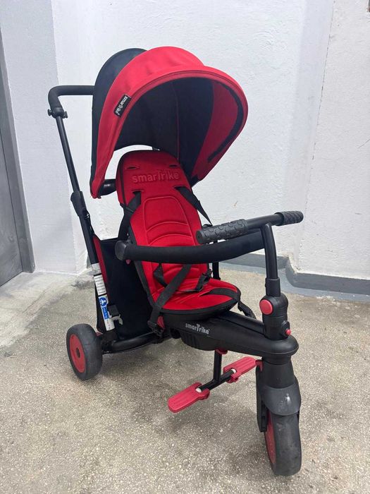 Tricicleta pliabila Smart Trike 6 in 1 Rosu
