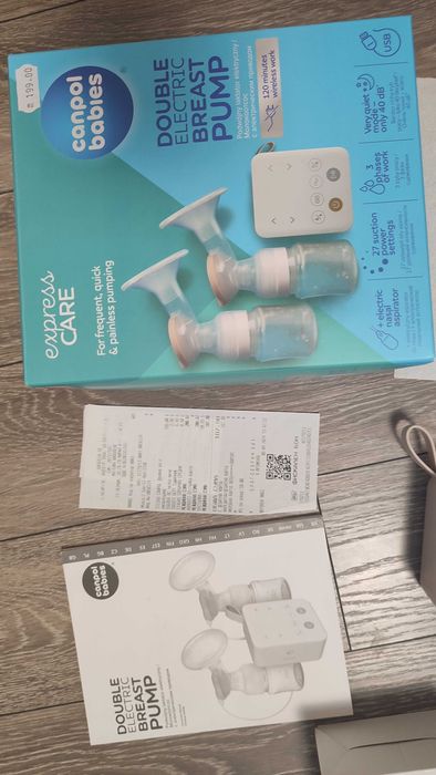 CANPOL Електрическа помпа за кърма двойна EXPRESS CARE