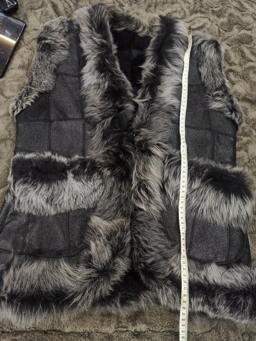 Жилетка женская теплая б/у