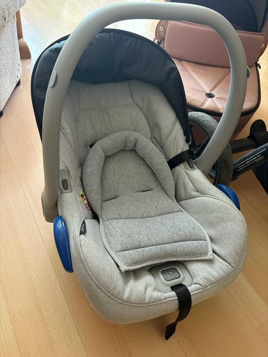 Бебешка количка 2 в 1 BASS NEXT ROSY MOOD - ROAN + столче за кола