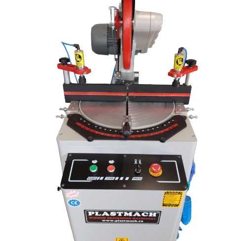Mașină Debitat Profil ALM&PVC cu Racire 400mm - EN431 / PLASTMACH