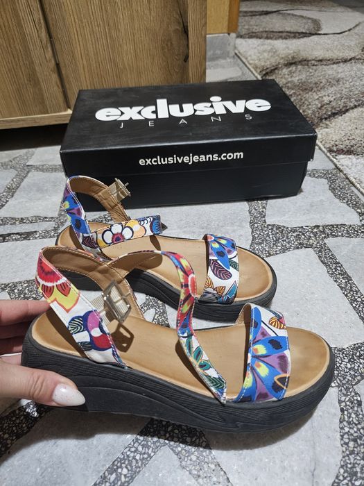 Сандали Bianki от естествена кожа