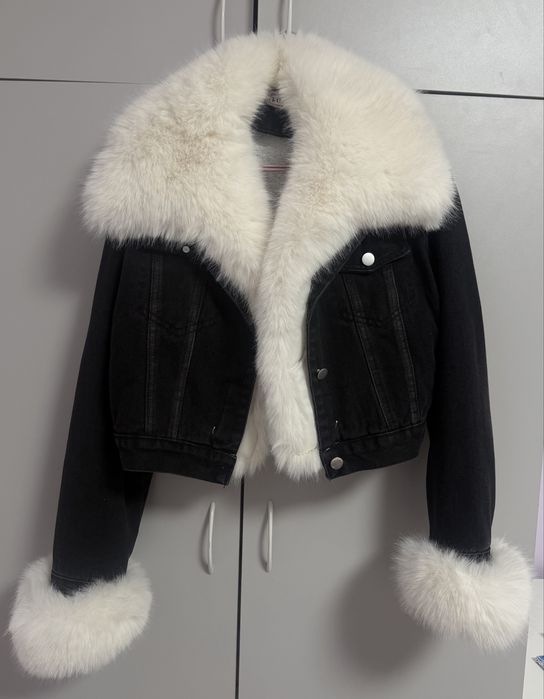 Якета (червено, черно, черен деним )