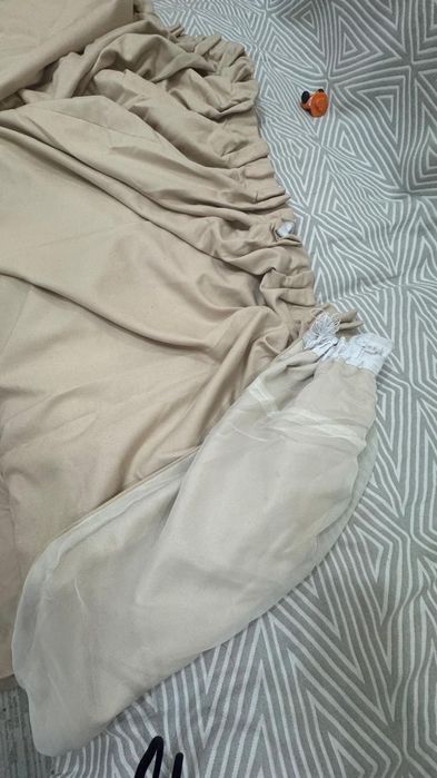 Штор блэкаут бежевый