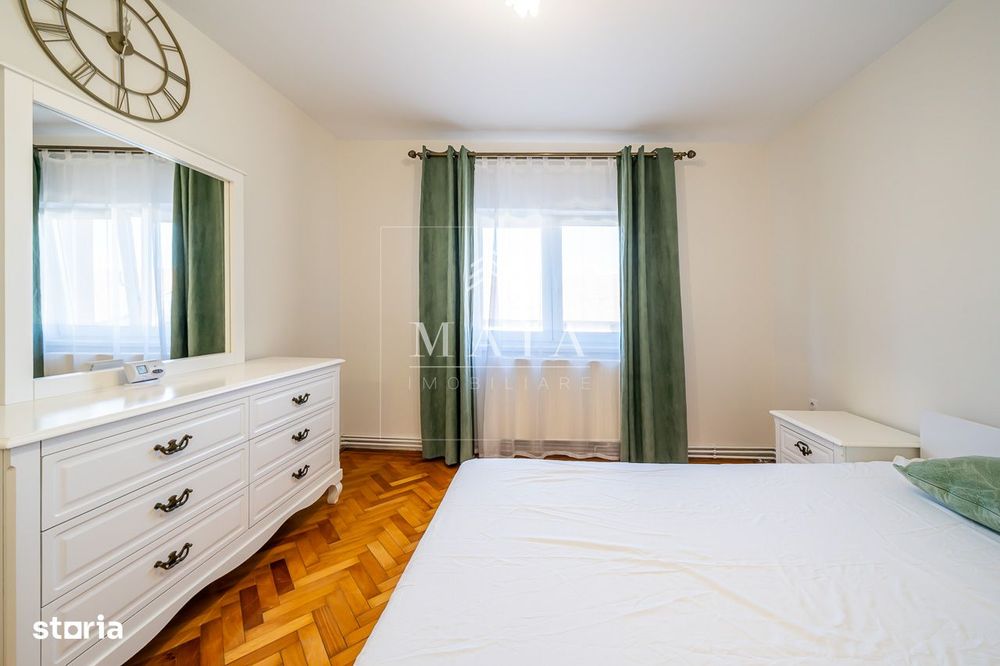 Apartament 3 camere decomandate, renovat, etaj 1, zona centrala