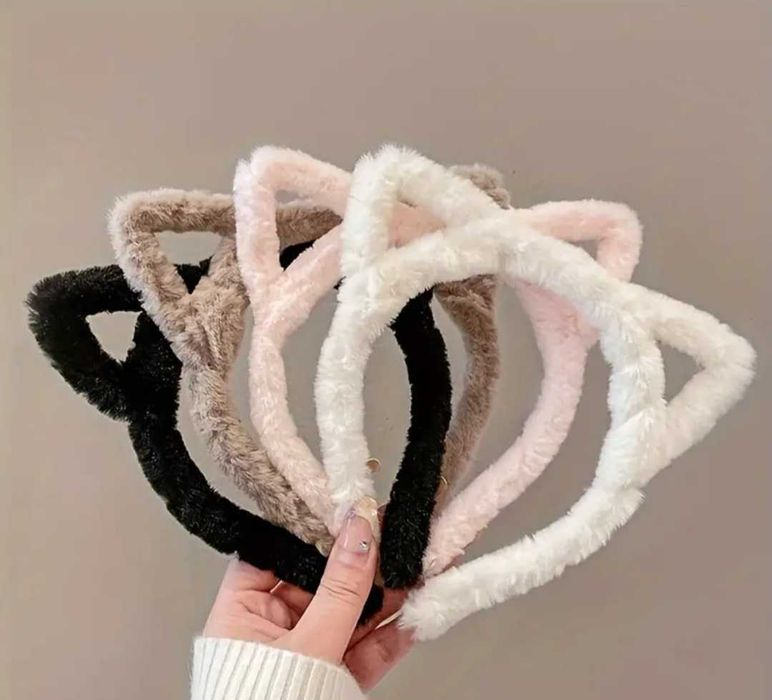 Ободки для волос с кошачьими ушками