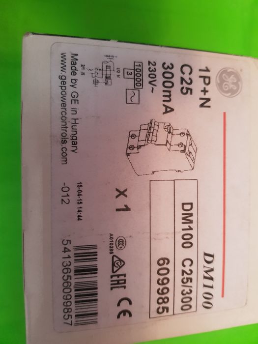 Vand sigurante 1P+N cu diferential 300mA General Electric