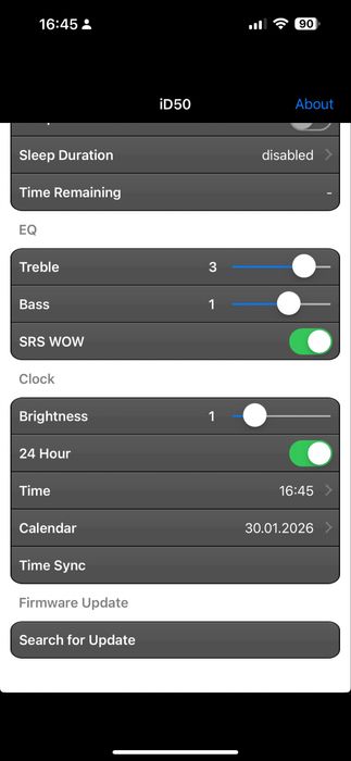 Mini ipod dock ihome iD50 sunet hifi iphone app bluetooth,radio