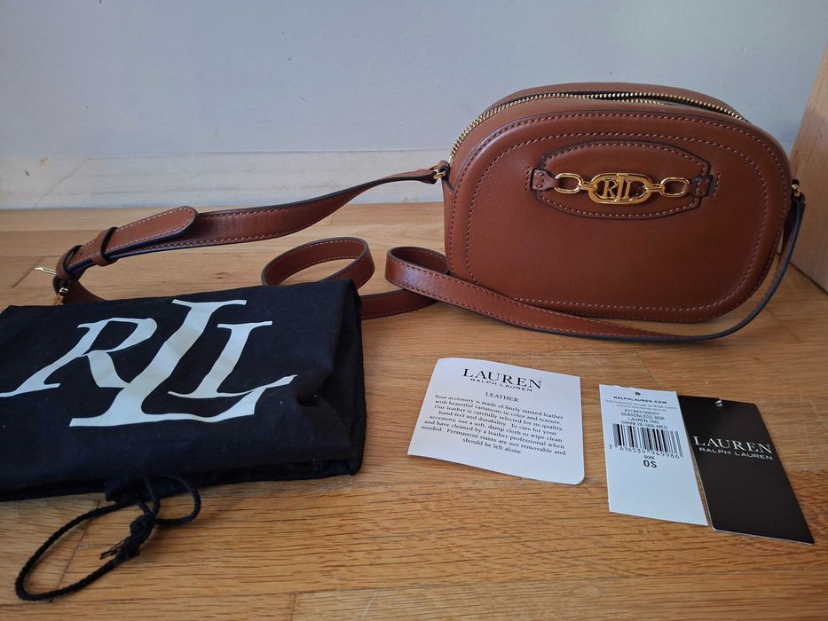 Ralph Lauren оригинална кожена чанта