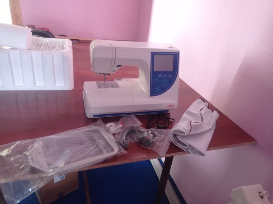 Elna vishipka kompyuter tikish mashinka