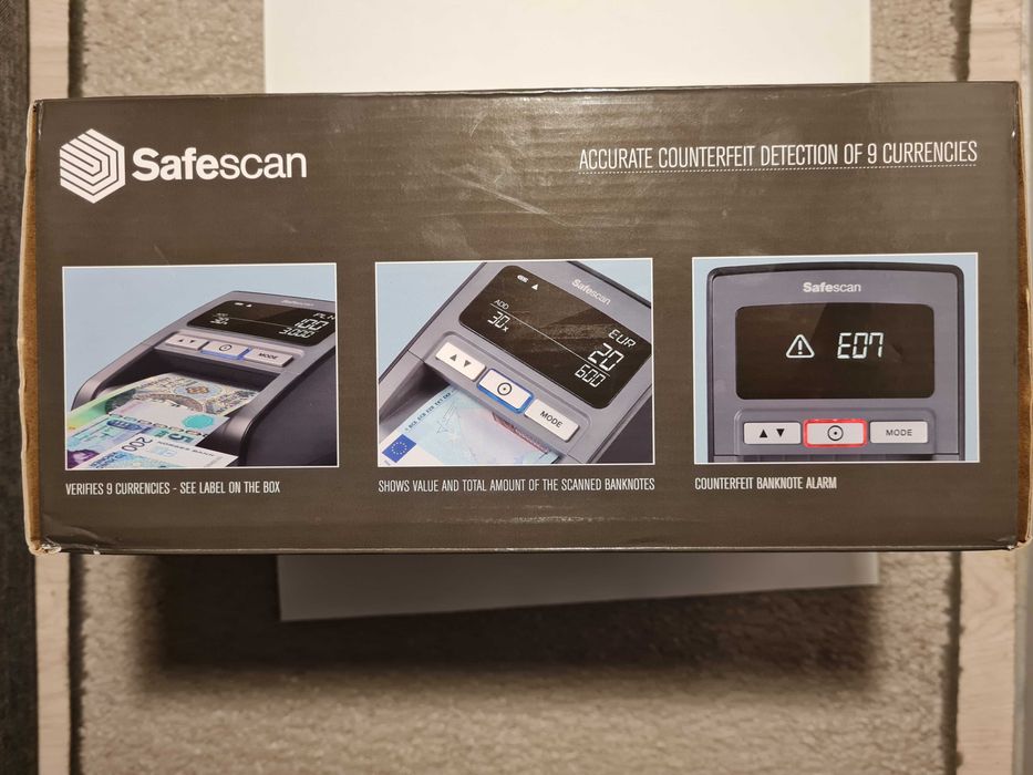 Детектор за фалшиви банкноти Safescan