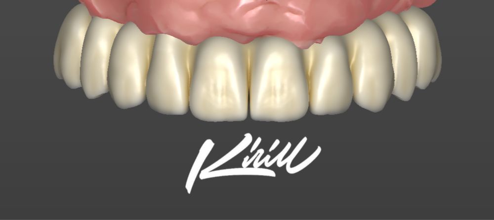 Моделирование зубов (exocad/blender)