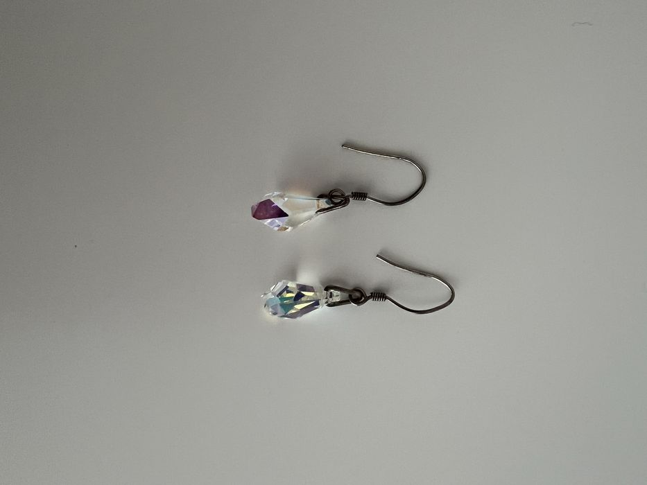 Обеци с кристални елементи Swarovski