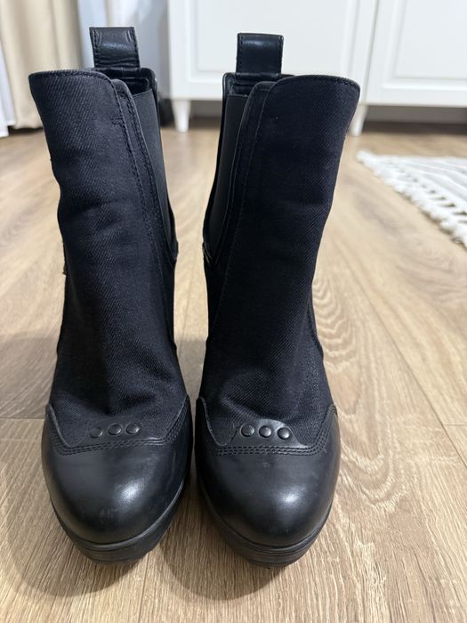 Ghete din piele si material textil G-star