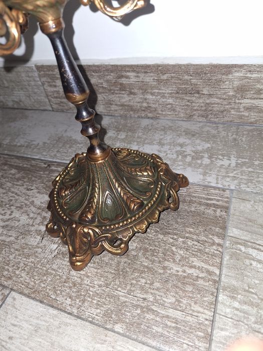 Sfestnic lumanari bronz antic