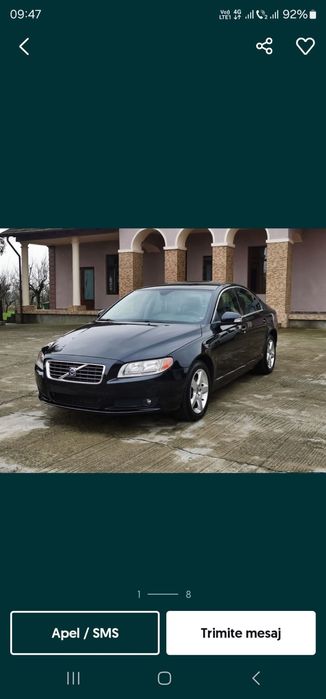 Volvo s80 an fabrucatie 2009