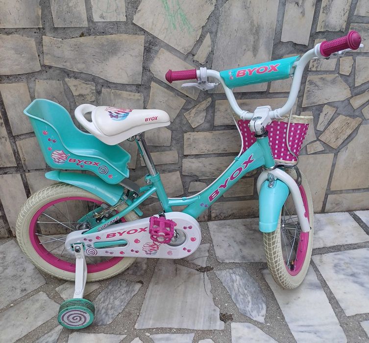 BYOX Детски велосипед 16" CUPCAKE МЕНТА