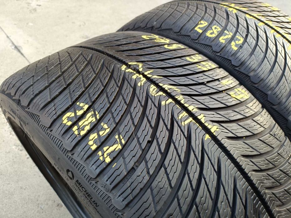 Doua anvelope iarna 275 35 19 michelin 'pilot alpim 5 profil 6 mm dot 2022