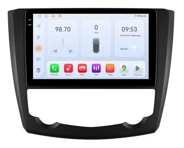 Мултимедия 9″ Android 14 за RENAULT KADJAR CARPLAY навигация RDS DSP