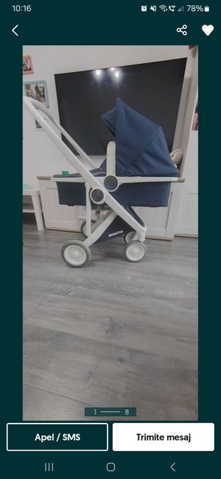 Carut cu landou greentom