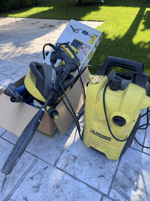 Aparat de spălat cu presiune Kärcher K4 Compact + accesorii + cutie originală