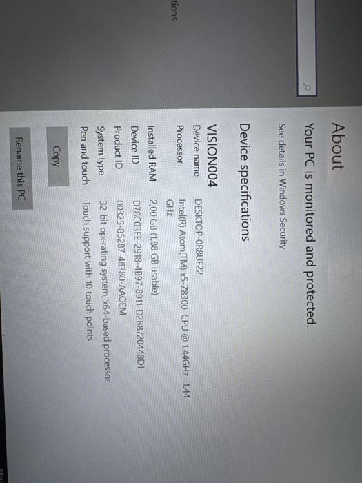 Vision Linx Windows tableta cu controller Xbox