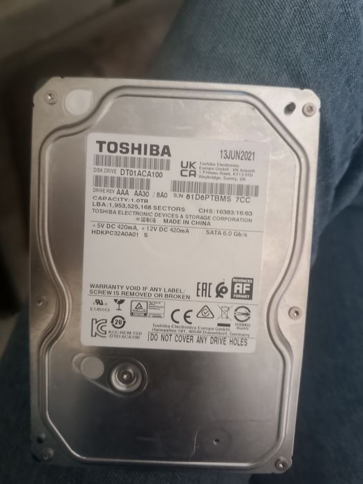 Hdd 1 tb Toshiba