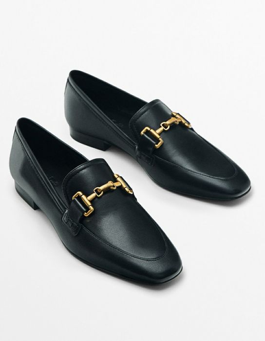 Кожанные туфли Massimo Dutti разм 36 .Новые