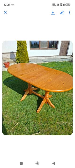 Дървена маса(чамова)