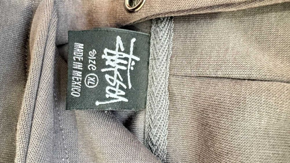 Худи stussy серая