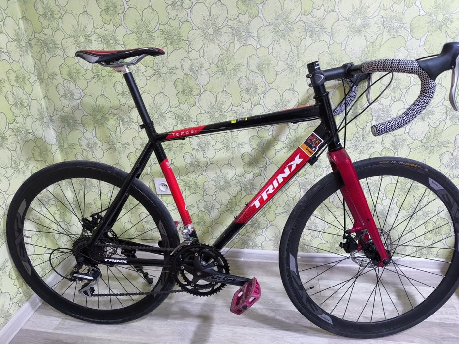 Кастом Карбон вилка Trinx Tempo 1.1 ( 2x9 Shimano Sora) рама алюминь