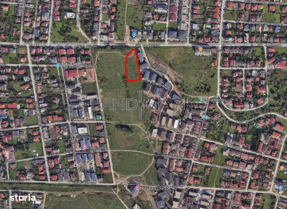 COMISION 0%Teren pentru BLOC S+P+6E+Er de vanzare in zona Girocului