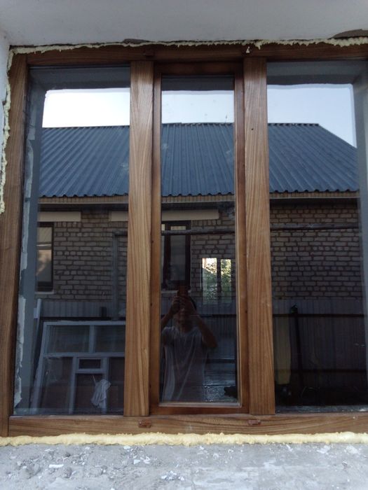 Деревянные евроокна лестниц ы двери для бани