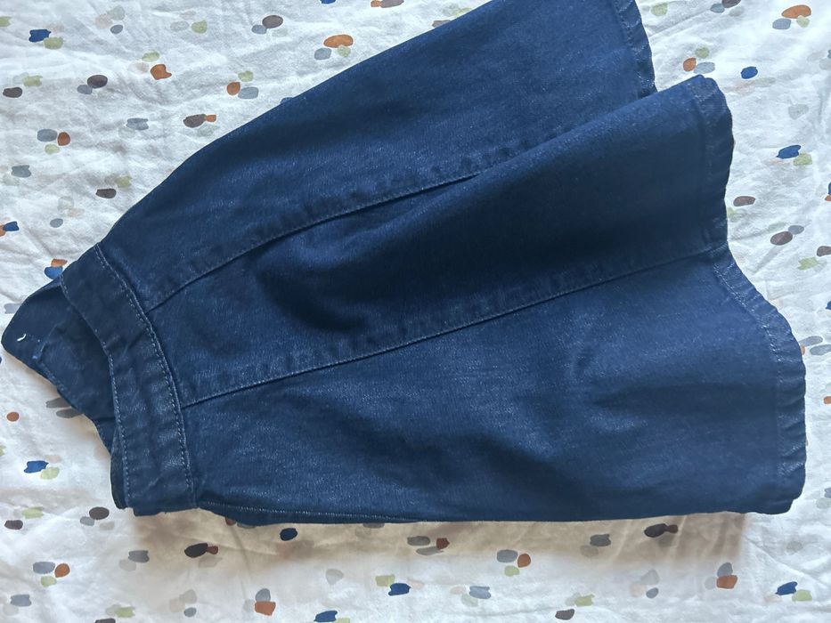 Къса дънкова пола