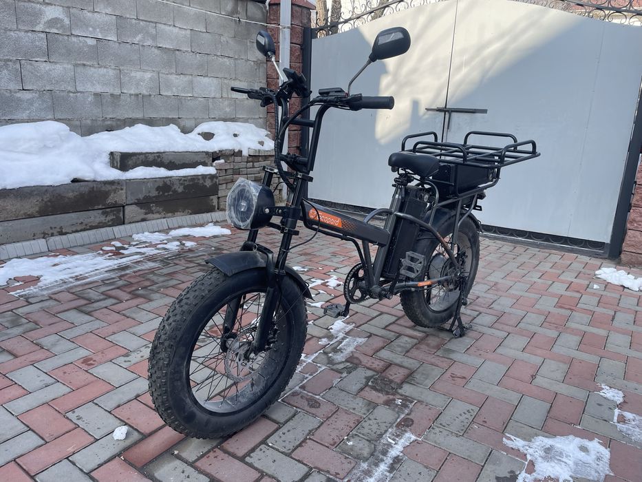 Электровелосипед леопард с двумя аккумуляторами