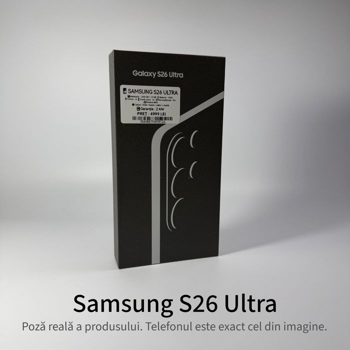 ispotmobile.ro Samsung S26 Ultra 256GB Nou Sigilat Garantie 2 ani