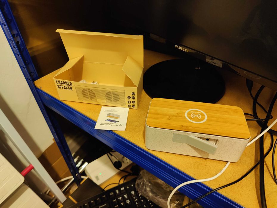 boxa cu wireless fast charge Wheat Straw