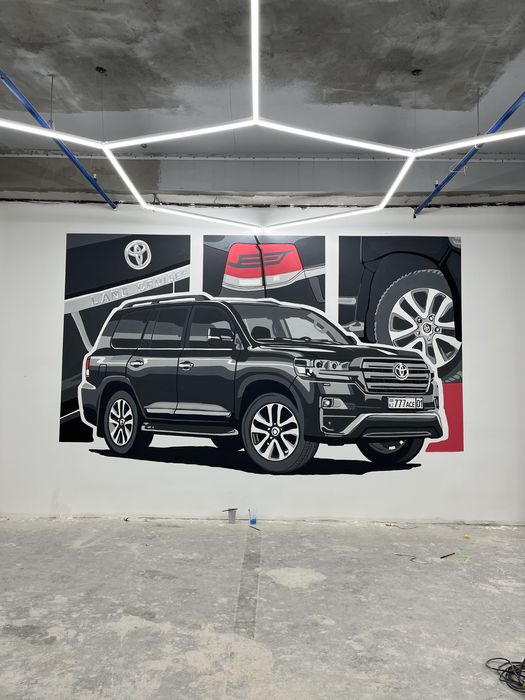 Художник роспись стен мурал дизайнер