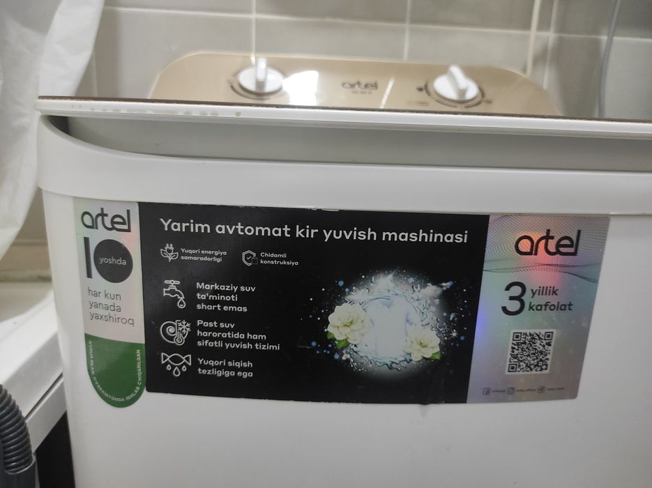 Artel SG 65P Кир ювиш машинаси 6,5кг  3-4 маротаба ишлатилган