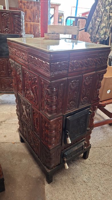 Soba teracota mobila montata pe suport Tera-Lin Odaile